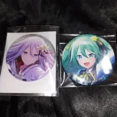 宵崎奏 初音ミク グリ缶 グリッター缶バッジ セット 1周年 3B