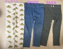 BREEZE ZARA マーキーズ ボトムス100cm 3点セット