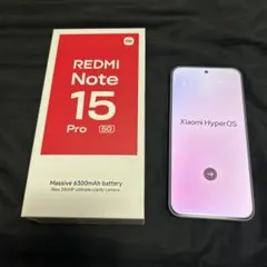 Xiaomi Redmi Note 15 Pro 5G SIMフリーのサムネイル