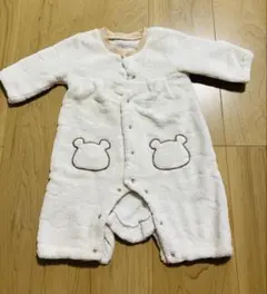 ベビー ロンパース 白くま 60〜70㎝