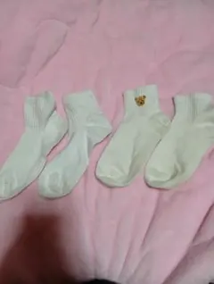 白色ソックス 　お掃除