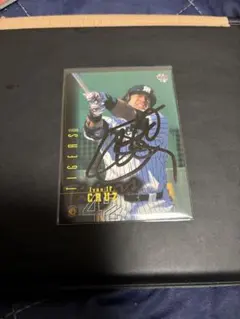 阪神タイガース クルーズ直筆サインカード