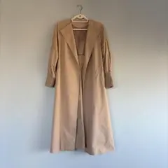 [mira様専用] DouDou 袖リブ バックベルトコート