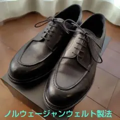 夏セール！【美品】革靴　ノルウェージャンウェルト製法のサムネイル
