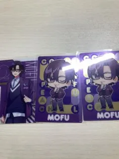 カラフルピーチ　ウエハースのカード もふさん