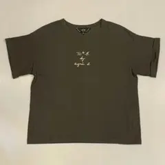 Anies.b/アニエスべー 半袖Tシャツ　カーキ　M