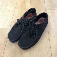 Clarks ワラビー ブラック スエード