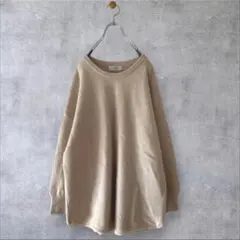 ★美品◆スローブイエナ◆SUPER GEELONGクルーネックニットプルオーバー