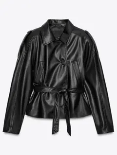 ZARA ザラ フェイクレザージャケット ライダース Mサイズ 新品未使用