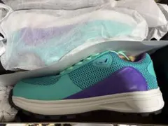 エラー品Mサイズ スプラトゥーン3×ZOZOTOWN スニーカー シアンビーンズ