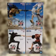 ワンピース 戦光絶景 フィギュアセット　ルフィ　ルッチ