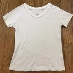 Nike DRI-FIT パステルイエローVネック Tシャツ M