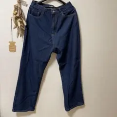 断捨離中‼️美品CLASSICAL ELF ワイドパンツ ダークブルー