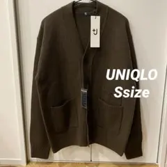 新品　UNIQLO +J プレミアムラムVネックカーディガン　Sのサムネイル