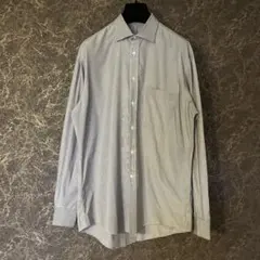 Ermenegildo Zegna Couture/ストライプシャツ/44/白 - メルカリ