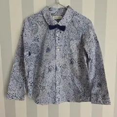 センスオブワンダー　アデラジャ　蝶タイつき　長袖シャツ【日本製】120cm