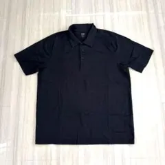 【UNIQLO×Theory】 ポロシャツ 黒(XL)