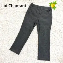 【ルイシャンタン】ストレッチパンツ　防寒パンツ　裏起毛　グレー　40