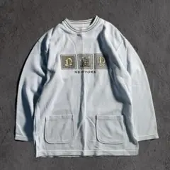 【vintage】刺繍スウェット NEW YORK