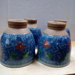 【未使用保管】4点セット　祥窯：有田焼：湯飲み