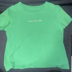 ZARA Tシャツ　グリーン M