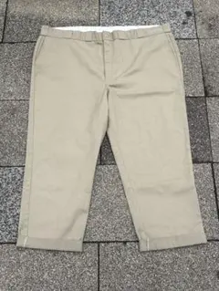 Dickies ベージュ チノパン 折り返し裾