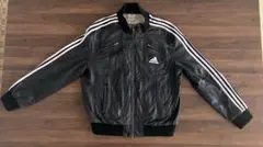 original re:make adidas vintage レザージャケット