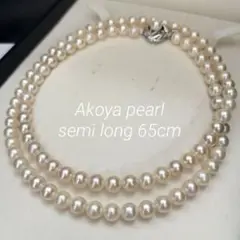テリ強✨美品】あこや真珠 7.5mm ネックレス アコヤパール 本真珠 干渉