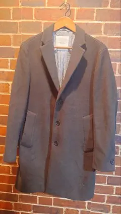 【値下げ】ÉDIFICE チェスターコート　ディープグリーン M