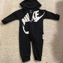 Nike フード付きロンパース 12M ブラック