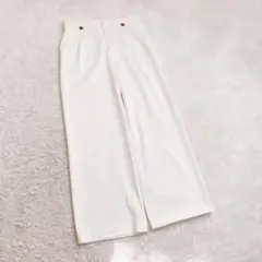 大きいサイズ　UNTITLED アンタイトル　パンツ　白黒のサムネイル