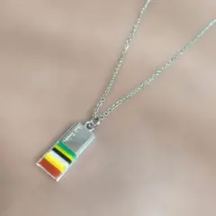Paul Smith ポールスミス ネックレス マルチカラー プレート カラフルのサムネイル