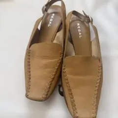 REGAL ベージュ レザー パンプス　 23cm