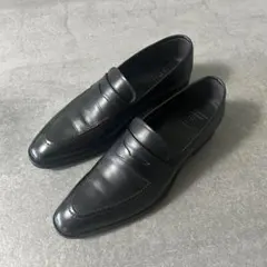 極美品✨三陽山長 コインローファー 柔伍/JUGO 7 黒のサムネイル