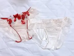 新品　リサマリ ショーツ 刺繍　レースのサムネイル