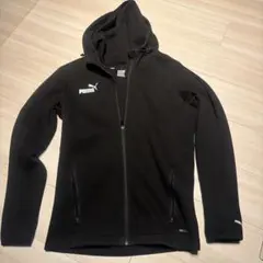 PUMA ブラック フルジップ フーディ M