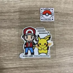 B-SIDE LABELステッカー サトシ ピカチュウ ポケモントレーナー