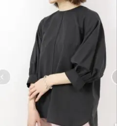 25SS 未使用品タグ付き IENA イエナ プリーツフレアブラウス 半袖 