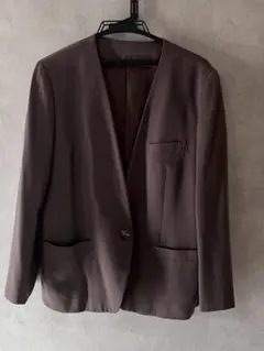 Burberrys ブラウン ノーカラージャケット