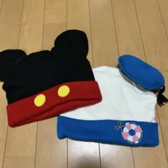 ミッキーマウスとドナルドダックの帽子セット