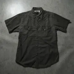 y2k grunge Tribal Denim Shirts grey お兄系のサムネイル