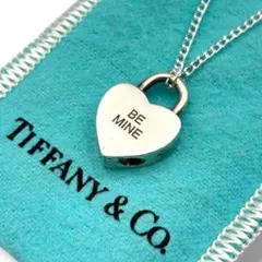 TIFFANY ティファニー ネックレス BE MINE 南京錠 ハート 925 - メルカリ