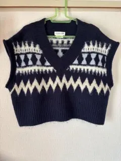 CIAOPANIC TYPY ネイビー ニットベスト サイズONE