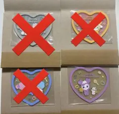 TWICE LOVELYS×SANRIO クリアラバーコースター 4枚セットサナ