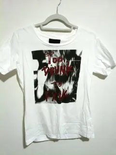 ビーヨウジヤマモト Tシャツ カットソー 白ホワイト 2 グラフィック 