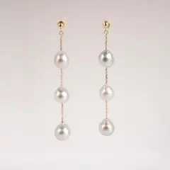 MIKIMOTO ミキモト 真珠島 真珠 ピアス D560 - メルカリ
