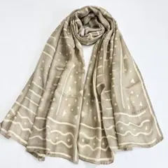 5-28.美品　ETRO イタリア製 古代アート柄 シルクストール