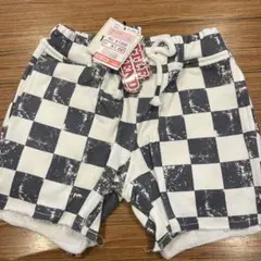 本日限り！Little Weekend チェッカー　ハーフパンツ ボトムス 90