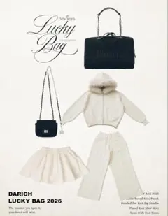 Darich ダーリッチ LUCKY BAG 2026 セットアップ3点セット