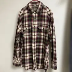 UNIQLO メンズ長袖ネルシャツ　XL. チェック柄